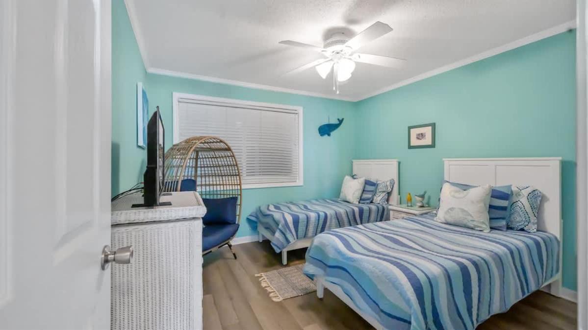 *2Br Oceanfront Retreat*King Ensuite*Pool*Nmb Cherry Grove*Pc4 Миртл-Бич Экстерьер фото